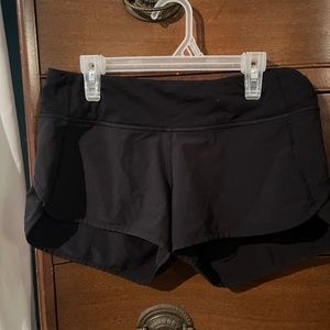 Black speed up shorts